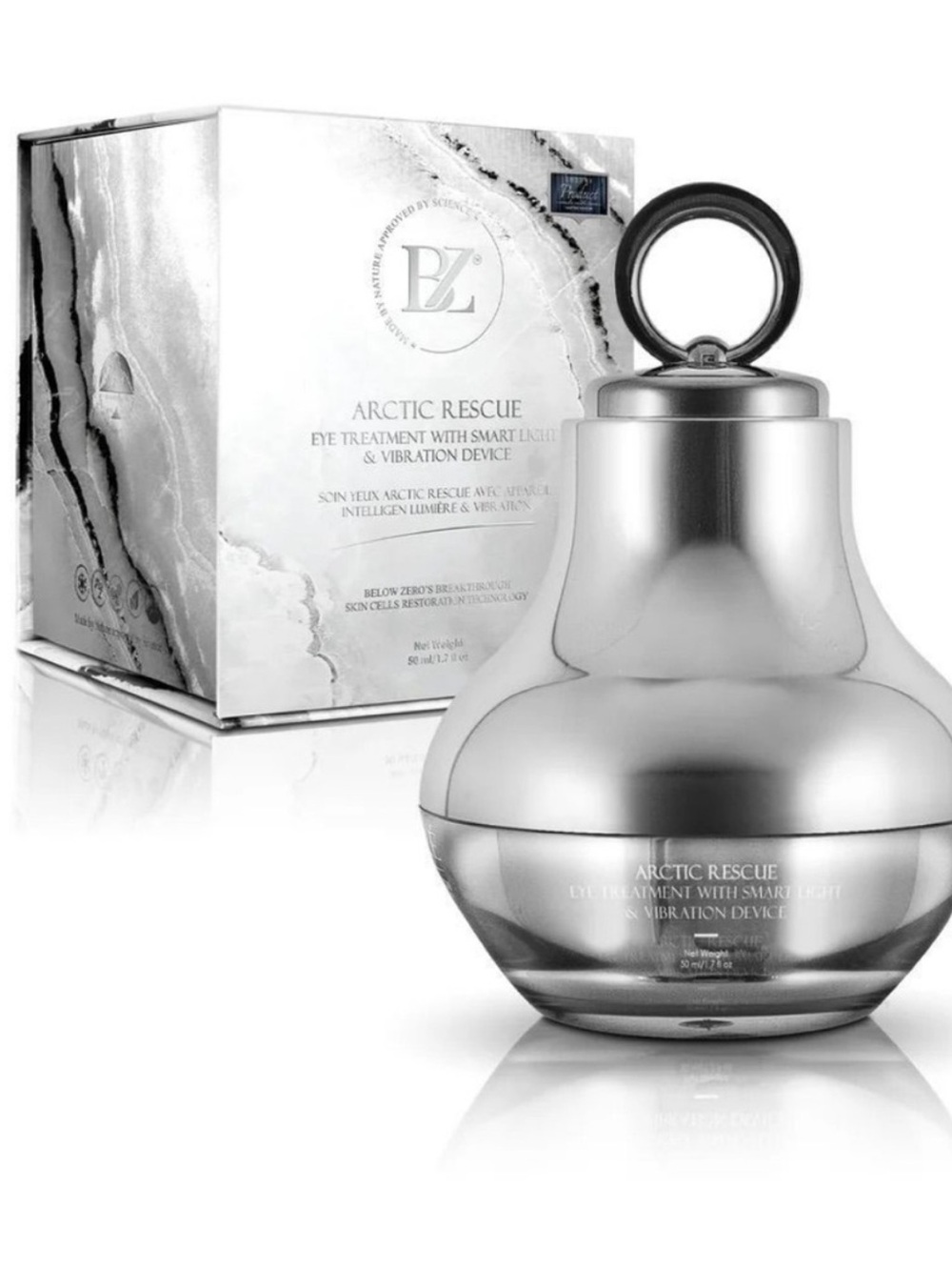 Below zero artic Rescue Eye Treatment - Silver Device